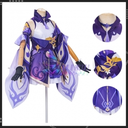 Genshin Impact Keqing Cosplay Costume