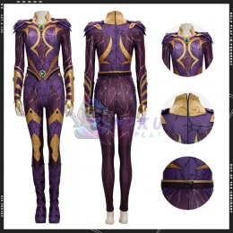 XXX-Titans Starfire Leather Cosplay Costumes