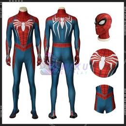 Marvel's Spider-Man PS4 Costumes Spiderman Game Cosplay Suit Top Level