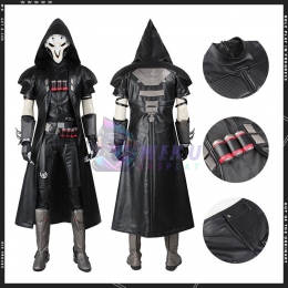 Game Cosplay Costumes Overwatch Reaper Cosplay