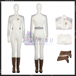 Star Trek Strange New Worlds Sick Crew Mumber One Cosplay Costumes White Jumpsuit