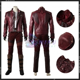 Guardians of the Galaxy Costumes Star Lord Cosplay Leather Suit