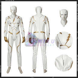 The Flash Season 5 GodSpeed Costume Replica White Suit