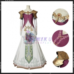 The Legend of Zelda Princess Zelda Costume Twilight Princess Cosplay