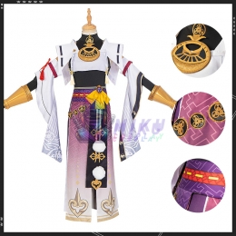 Genshin Impact Kujou Sara Cosplay Costume