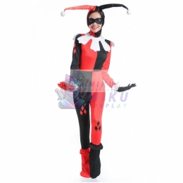 Harley Quinn Cosplay Costume Clown Circus Dress