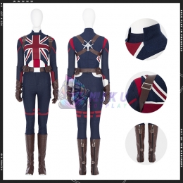 Captain Carter Costume What If Peggy Carter Cosplay Costume
