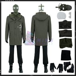Batman Riddler Cospaly Costume