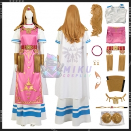 Super Smash Bros. Princess Zelda Cosplay Costume