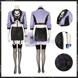 XXX-League of Legends S10 KDA All Out Evelynn Cosplay Costumes