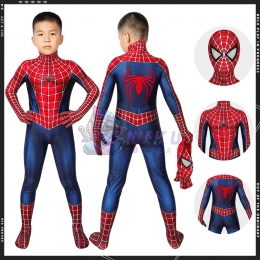 Kids Tobey Maguire Spiderman Costume Spider-Man 2 Suit For Children