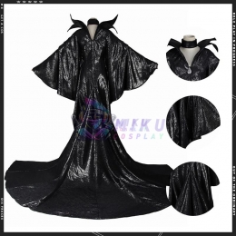 XXX-Female Cosplay Costumes Maleficent Black Witch Suit