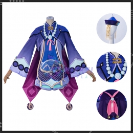 Genshin Impact Qiqi Cosplay Costume Full Set