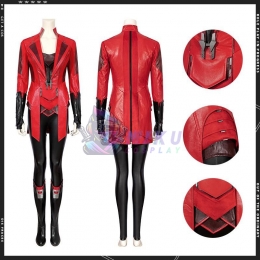 Captain America 3 Scarlet Witch Costume Maximoff Wanda Vision Costume