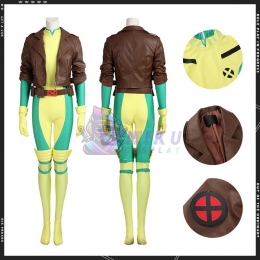 X-Men Rogue Anna Marie Comic Cosplay Costumes