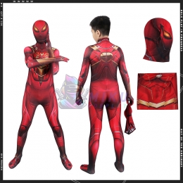 Iron Spider Armor Marvel's Spider-Man Kids Cosplay Suit