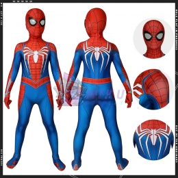 Kids Classic Spiderman Suit PS4 Game Spiderman Costume
