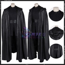 Men's Star Wars Costume The Rise Of Skywalker Kylo Ren Cosplay Black Suit