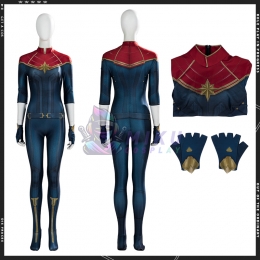 XXX-Carol Danvers Captain Marvel 2 Cosplay Jumpsuit