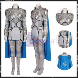 Thor Ragnarok Valkyrie White War Armor Cosplay Costumes
