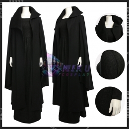 Women's Star Wars Costumes The Last Jedi Princess Leia Cosplay Black Suit