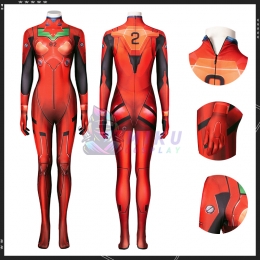 XXX-Neon Genesis Evangelion Asuka Langley Soryu Cosplay Costume Jumpsuit