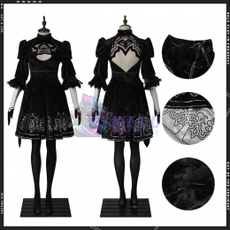 NieR:Automata 2B Cosplay Costumes Deluxe Full Set