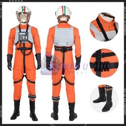 Star Wars Costumes Squadrons Cosplay Orange Suit