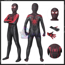 Kids PS5 Marvel's Spider Man 2 Miles Morales Suit Spiderman Costume