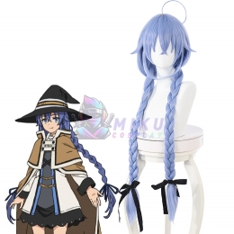 Jobless Reincarnation Roxy Migurdia Cosplay Wig Blue Two Braids