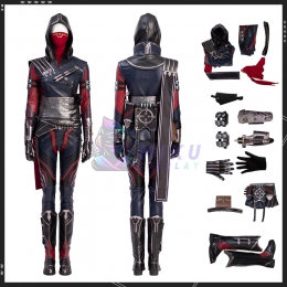 Apex Legends Season 13 Wraith Cosplay Costumes Leather Suit
