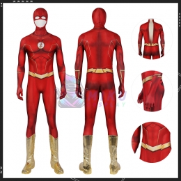 The Flash Costume Season 8 Barry Allen Suit Boots Version
