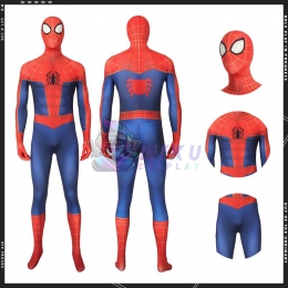 Into The Spider-Verse SpiderMan Suits Mens Spiderman Costumes