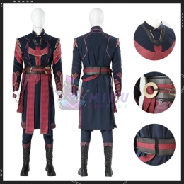 Dark Red Evil Doctor Strange Costumes Dr Strange in the Multiverse of Madness