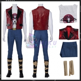 Thor Cosplay Costume Thor Love and Thunder Sleeveless Leather Jacket Suit