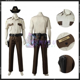 The Walking Dead Cosplay Costumes Rick Grimes Suit