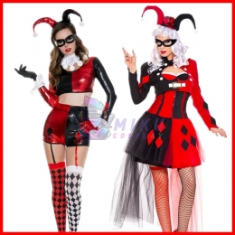 Harley Quinn Cosplay Costume Circus Suit