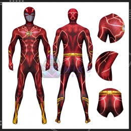 XXX-The Flash Moive Barry Allen Cosplay Costume