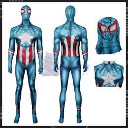 XXX-Captain America and Spider-Man combined Cosplay Suit