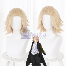 Tokyo Revengers Manjiro Sano Cosplay Wig Golden