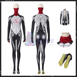Marvel Cindy Moon Silk Costume Female Spiderman Cosplay Suit