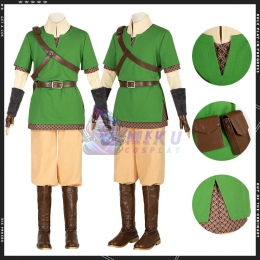 The Legend of Zelda Costume Skyward Sword Link Cosplay Costume