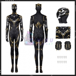 Black Panther Costume Cosplay Erik Killmonger Bodysuit For Kids