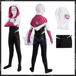 Spider-Man: Across The Spider-Verse Gwen Kids Cosplay Suit