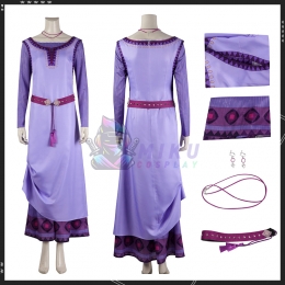 2023 Movie Wish Asha Cosplay Costume