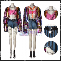 Harley Quinn Birds of Prey Rainbow Cosplay Costumes