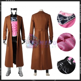 X-Men Cosplay Costumes Remy Etienne LeBeau Suit