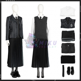 The Addams Family Grils Uniforms