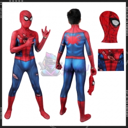 Marvel's Spider-Man PS5 Classic Damaged Kids Cosplay Suit
