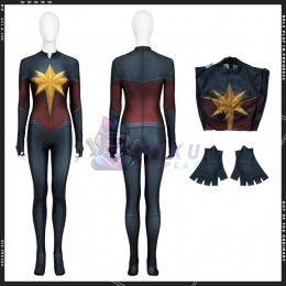 Carol Danvers Captain Marvel 2 Cosplay Suit